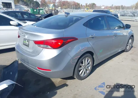 2016 Hyundai Elantra Se из США, поврежденный, VIN 5NPDH4AE2GH735863